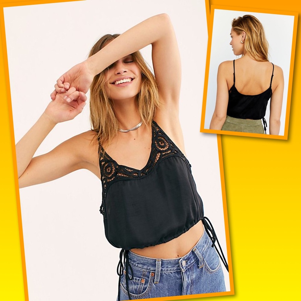 Free People Blouson Crop Top